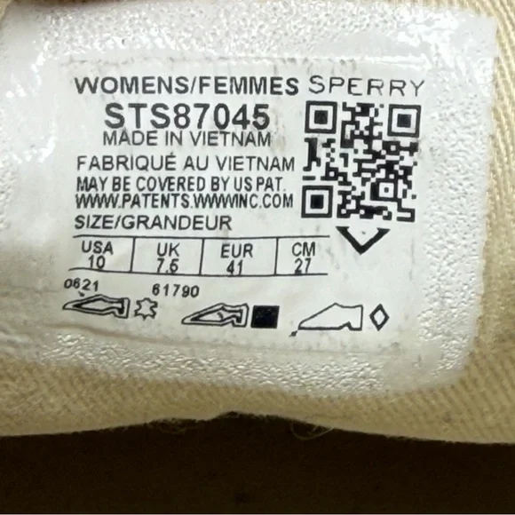 Sperry Women's Camouflage Metallic Leather Slip On Boat Shoes Top Sider Size 10 - Picture 11 of 11